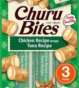 Inaba Churu Bites Cat Chicken Recipe Wraps Tuna Recipe 3x10 gr