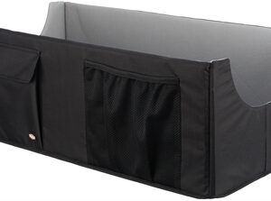 Trixie Autostoel Hond Dubbel Zwart / Grijs 80x39x28 cm