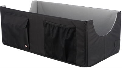 Trixie Autostoel Hond Dubbel Zwart / Grijs 80x39x28 cm