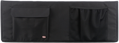 Trixie Autostoel Hond Dubbel Zwart / Grijs 80x39x28 cm