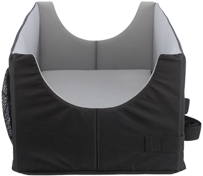 Trixie Autostoel Hond Dubbel Zwart / Grijs 80x39x28 cm
