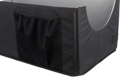 Trixie Autostoel Hond Dubbel Zwart / Grijs 80x39x28 cm