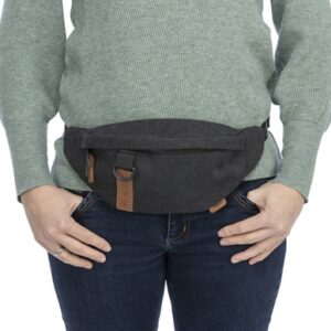 Trixie BE Nordic Heuptas Zwart 24x8x11 cm Riem 50-165 cm