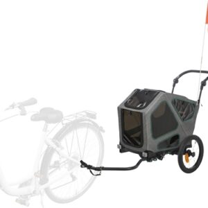 Trixie Fietskar Grijs / Salie 62x80-130x92 cm