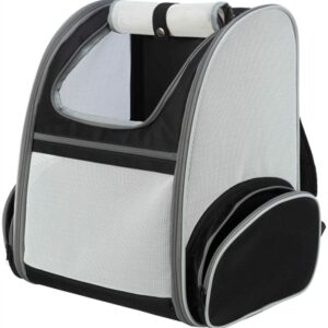 Trixie Hondentas Rugtas Chloe Lichtgrijs / Zwart 39x27x43 cm