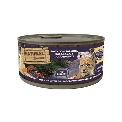 Natural Greatness Cat Turkey / Salmon / Pumkin / Cranberries 185 gr