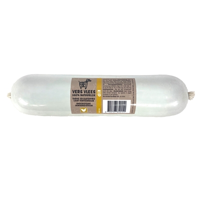 Freds Gestoomd Vers Vlees Worst Kip Tarwe En Glutenvrij 900 gr