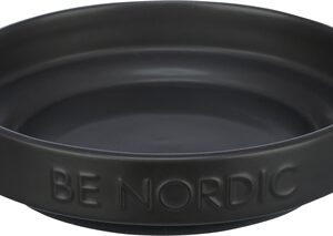 Trixie BE Nordic Voerbak Kat Keramiek / Rubber Zwart 16 cm