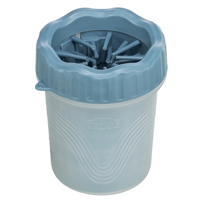 Trixie Pootreiniger Voor DE Hond Silicone / Pp Blauw Small 11 cm