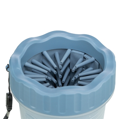 Trixie Pootreiniger Voor DE Hond Silicone / Pp Blauw Small 11 cm