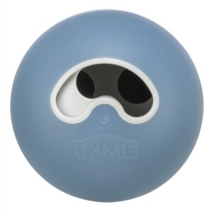 Trixie Snackbal Hond Kunststof / TPR Blauw 7.5 cm 3 st
