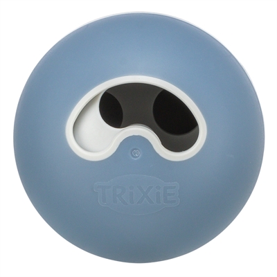 Trixie Snackbal Hond Kunststof / TPR Blauw 7.5 cm 3 st