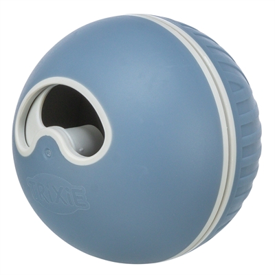Trixie Snackbal Hond Kunststof / TPR Blauw 7.5 cm 3 st