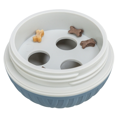Trixie Snackbal Hond Kunststof / TPR Blauw 7.5 cm 3 st