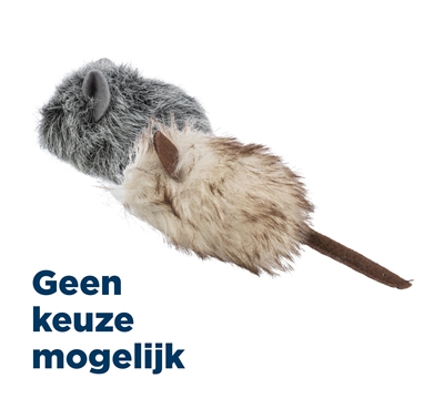 Trixie Muis Pluche Catnip Voor Katten Assorti 9 cm