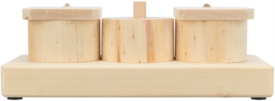 Trixie Snack Cups Voor Ratten En Konijnen Hout 15x45x6 cm