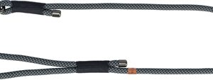 Trixie Soft Rope Hondenriem Zwart / Grijs 100x1 cm