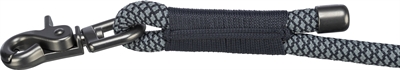 Trixie Soft Rope Hondenriem Verstelbaar Zwart / Grijs 200x1 cm