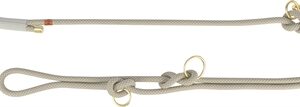 Trixie Soft Rope Hondenriem Verstelbaar Grijs / Lichtgrijs 200x1 cm