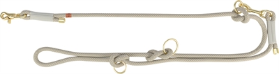 Trixie Soft Rope Hondenriem Verstelbaar Grijs / Lichtgrijs 200x1 cm