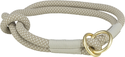 Trixie Halsband Hond Soft Half-Slip Grijs / Lichtgrijs 30x0.6 cm