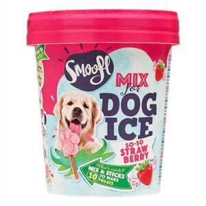 Smoofl Ijsmix Voor Honden Aardbei 160 gr