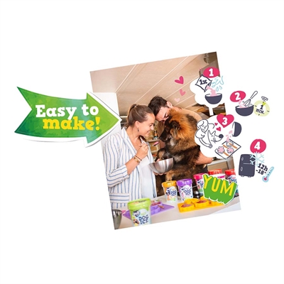 Smoofl Ijsmix Voor Honden Aardbei 160 gr