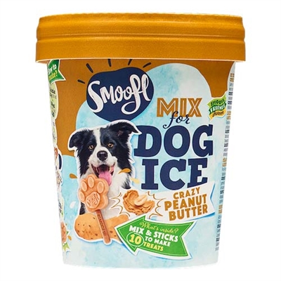 Smoofl Ijsmix Voor Honden Pindakaas 160 gr