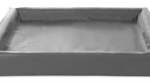Bia Bed Kunstleer Hoes Hondenmand Grijs Bia-7 120x100x15 cm