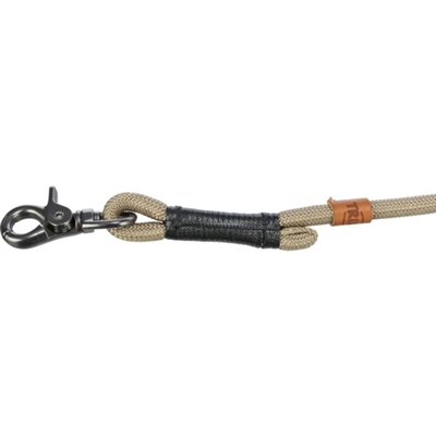 Trixie BE Nordic Hondenriem Verstelbaar Zand / Zwart 200x0.8 cm
