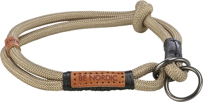 Trixie BE Nordic Halsband Hond Half-Slip Zand / Zwart 30x0.6 cm