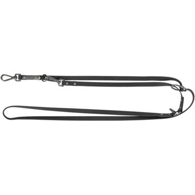 Trixie Citystyle Hondenriem Verstelbaar PVC Zwart 200x1.3 cm