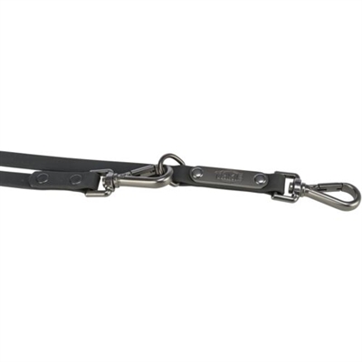 Trixie Citystyle Hondenriem Verstelbaar PVC Zwart 200x1.3 cm