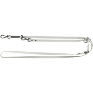 Trixie Citystyle Hondenriem Verstelbaar PVC Lichtgrijs 200x1.3 cm