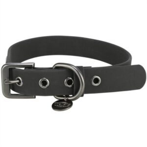 Trixie Citystyle Halsband Hond PVC Zwart 30-37x2 cm
