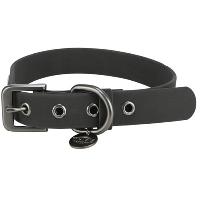 Trixie Citystyle Halsband Hond PVC Zwart 30-37x2 cm