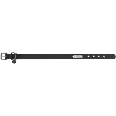Trixie Citystyle Halsband Hond PVC Zwart 30-37x2 cm