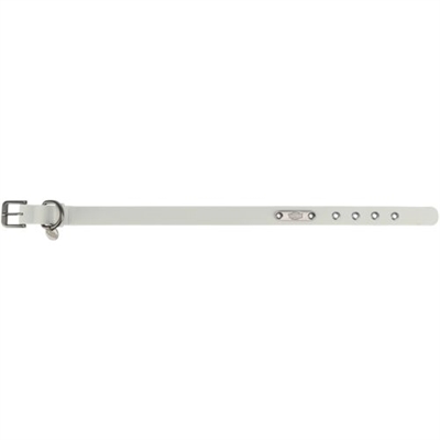 Trixie Citystyle Halsband Hond PVC Lichtgrijs 30-37x2 cm