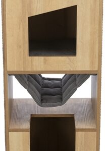 Trixie Citystyle Cat Tower Bruin / Grijs 105 cm