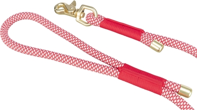 Trixie Soft Rope Hondenriem Rood / Creme 100x1 cm