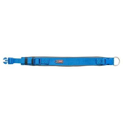 Trixie Premium Halsband Hond Extra Breed Royal Blauw / Grafiet Grijs 27-35x2.5 cm