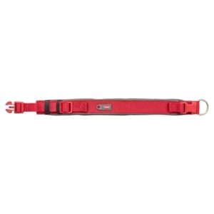 Trixie Premium Halsband Hond Extra Breed Rood / Grafiet Grijs 27-35x2.5 cm