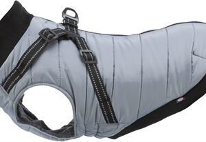 Trixie Hondenjas Pontis Met Tuig Grijs 45 cm