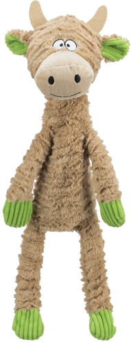Trixie Hondenspeelgoed Koe Pluche Touw 50 cm