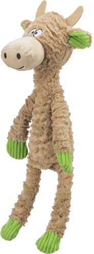Trixie Hondenspeelgoed Koe Pluche Touw 50 cm
