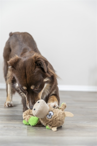 Trixie Hondenspeelgoed Koe Pluche Touw 50 cm