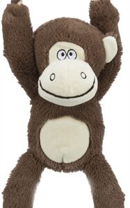 Trixie Hondenspeelgoed Aap Pluche Touw 40 cm 2 st
