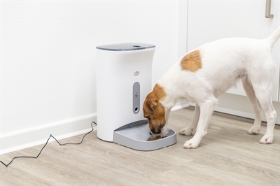 Trixie Voederautomaat Smart 2.0 Wit / Grijs 4.5 ltr 24x19x38 cm
