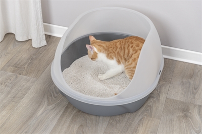 Trixie Kattenbak Simao Hoge Rand Grijs 48x58x30 cm