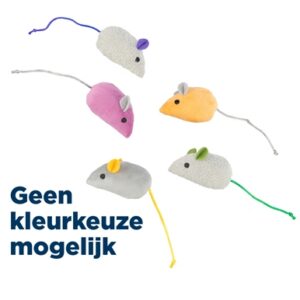 Trixie Kattenspeelgoed Muis Pluche Met Catnip 7 cm 70 st